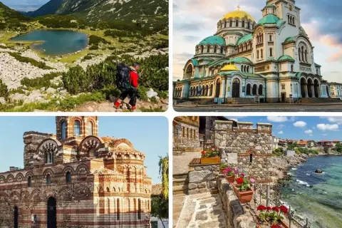 Górskie jezioro, turysta, cerkiew, kamienne uliczki i morze – to tylko niektóre z atrakcji Rumunii.
