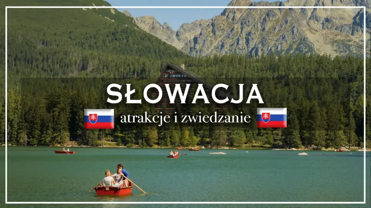 Wakacje na Słowacji to rejs łódką po krystalicznie czystym jeziorze, z widokiem na góry i lasy.